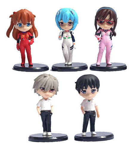 Neon Genesis Evangelion Set De Figuras Colección Completa