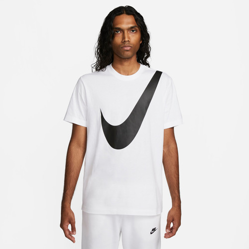 Remera De Moda Para Hombre Nike Sportswear Blanco De Algodón