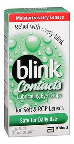 Gotas Lubricantes Para Ojos Blink Contacts, 10 Ml