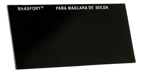 Vidro Retangular Escuro Mascara Solda 12  8074 - Kit C/25