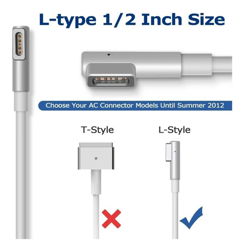 Imagen 2 de 7 de Cable Cargador Repuesto Macbook Air Pro Magsafe 1