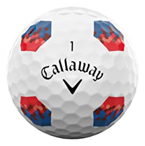Pelotas De Golf Callaway Bl Cg Chrmsft Rojo/blu 23 Trutrk 12