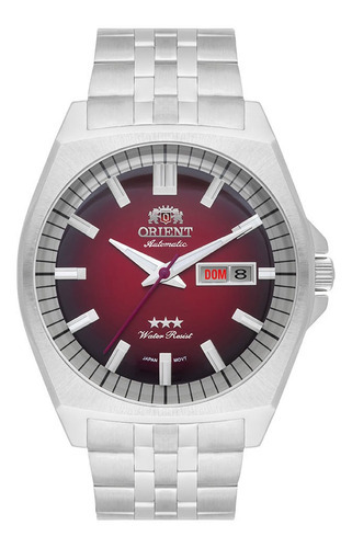 Relógio Orient Automático Masculino Vermelho F49ss010 V1sx