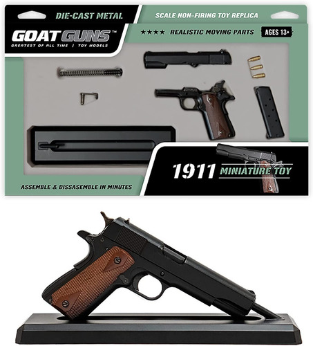 Juguete De Colección Goat Guns Colt 1911 En Miniatura