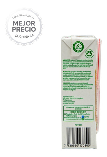 Imagen 3 de 6 de Jugo Big C 200ml Pack X27 Sabor Multifruta Suchina Sa