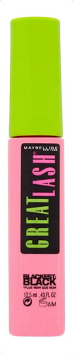 Máscara De Pestañas Great Lash Big Maybelline Blackest black