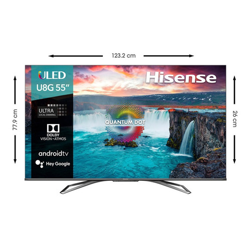 Imagen 2 de 7 de Smart Tv Hisense Uled Serie U8g 55 Pulgadas