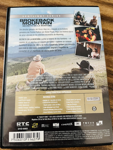 Secreto En La Montaña Brokeback Mountain Pelicula Dvd (Usado)