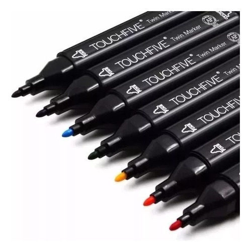 Marcadores Doble Punta Touchfive Original 80 Pcs
