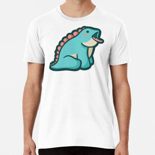 Remera Lindo Estegosaurio Gordito, Mlem, Dinosaurio Algodon 