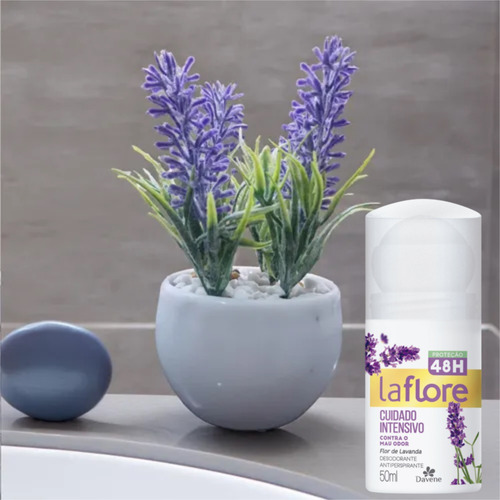 Desodorante La Flore Roll On Flor De Lavanda 50ml Davene