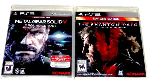 2 Vj Metal Gear Solid V Ground Zeroes Y The Phantom Pain Ps3