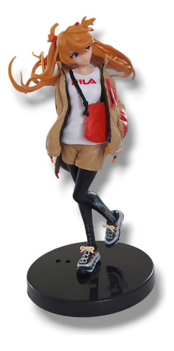 Figura Anime Accion Evangelion Asuka Langley Casual