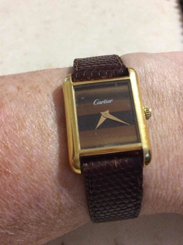Reloj Cartier Dama De Oro