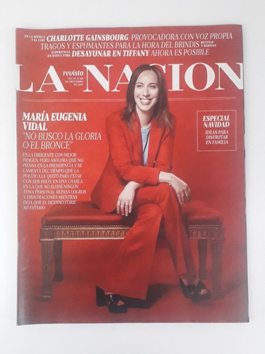 La Nacion Especial Navidad 17 A 23 Dic 2017 Eugenia Vidal 