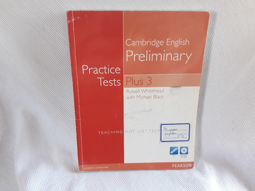 Practice Tests Plus 3 C Cd  Whitehead Black Pearson 