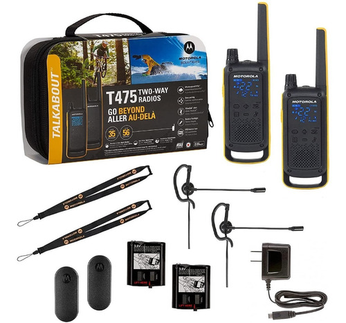 Handy Walkie Talkie Motorola T475 22 Canales Frs + Maletin