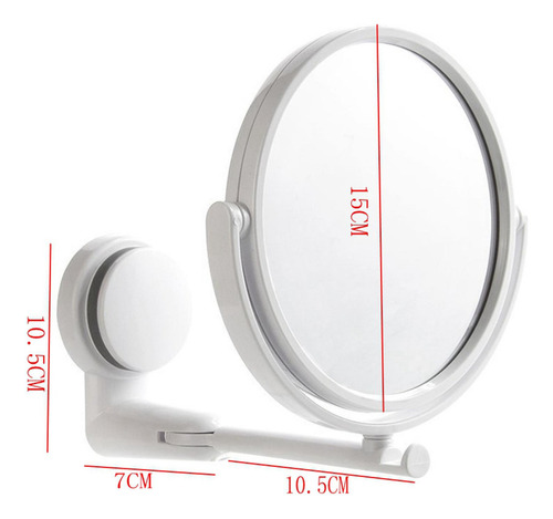 . 6 Montaje De Pared Maquillaje Espejo Espejo De Doble Cara