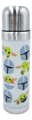 Termo Disney Mandalorian Baby Yoda Star Wars Acero Inx 500ml