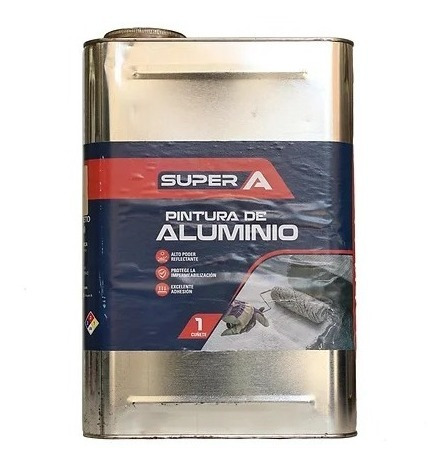 Pintura Aluminio Súper A Cuñete En Lata