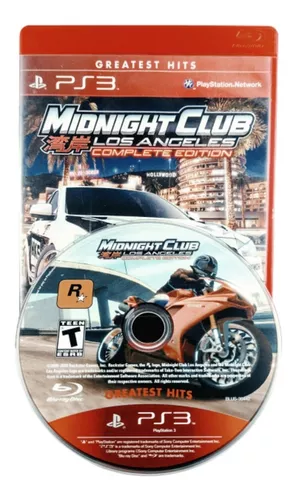 Jogo Ps3 Midnight Club Los Angeles Original Playstation 3
