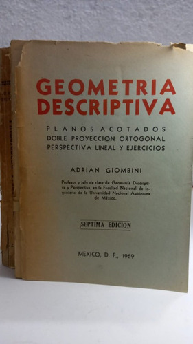 Geometria Descriptiva Giombini