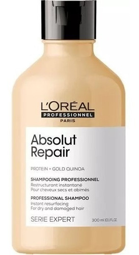 Shampoo Reparador Absolut Repair Gold Loreal Pro 300 Ml