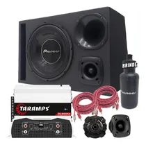 Comprar Caixa Trio Completa Pioneer 12'' Taramps 800w St200 D200 Jbl
