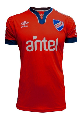 Camiseta Roja Adulto 2019 Con Sponsors Nacional Umbro