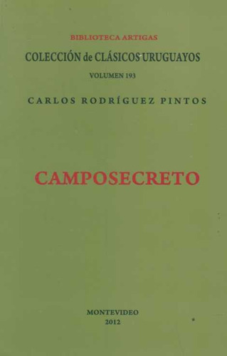 Libro Camposecreto De Rodriguez Pintos Carlos