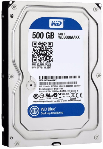 Disco Rigido Hd 500gb Sata3 Wd Blue 32mb