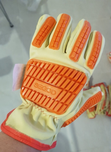 Guantes De Vaqueta Medio Paseo Amarillo Oferta