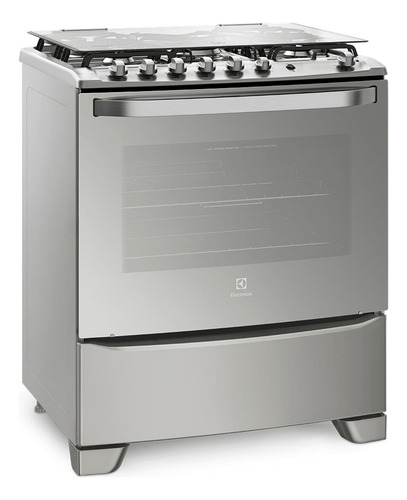 Cocina A Gas Electrolux 76gsr Color Acero inoxidable Tipo de conexión Multigas