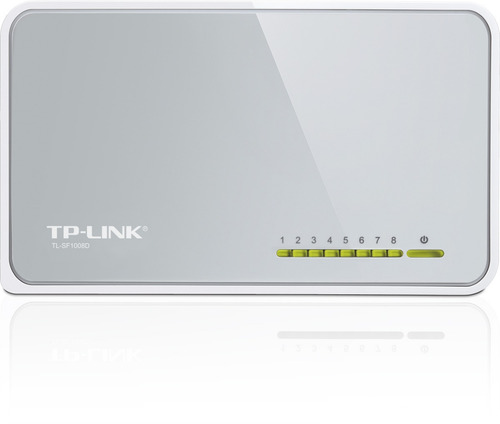 Switch Tp-link 8 Puertos 10/100 Mbps No Admin Tl-sf1008d