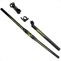 Comprar Kit Guidão Bike Venzo 4 Peças Canote Suporte E Abraçadeira Cor Amarelo