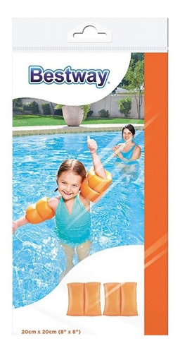 Imagen 4 de 8 de Bracitos Flotador De Mano Inflable Pileta Bestway 32005