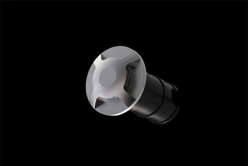 Imagen 2 de 3 de Embutido De Piso De Aluminio Con Led 3w A 220v - 1 Efecto