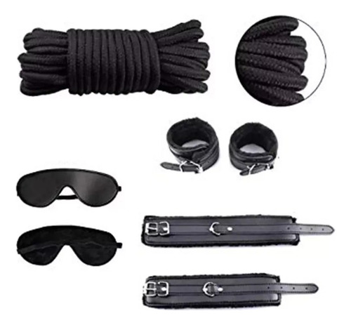 Kit 10 Piezas Bdsm Bondage Fetish Sadomasoquismo Pareja