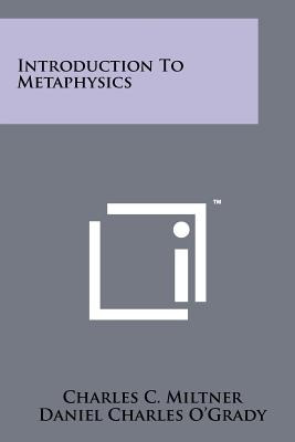 Libro Introduction To Metaphysics - Miltner, Charles C.