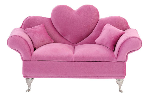 Precioso Joyero Rosa Adornos Chaise Forma Elegante Regalo