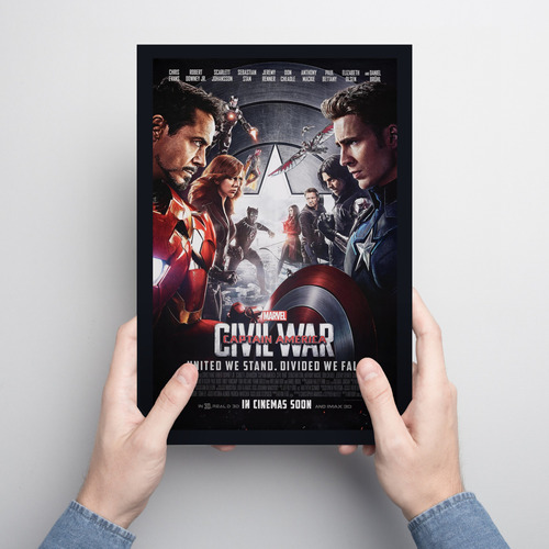 Cuadro 20x30 Pelicula Captain America Civil War 017