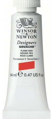 Gouache Winsor & Newton 14ml - Color Rojo Llama