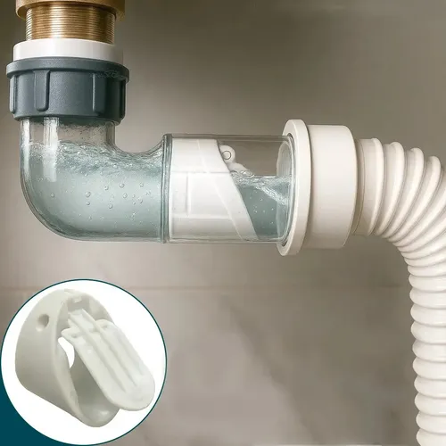 Kit Sifao Automatico Anti-odor/inseto 70cm Univ Flvx Hidro Branco - R$ 41,82