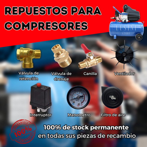 Ventilador Compresor 50 Lts