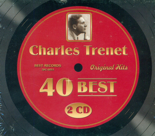 Cd. Charles Trenet / 40 Best Original Hits / Best Records