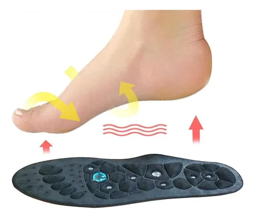 2pair Plantillas De Acupresión Para Pies Magnética Akusoli