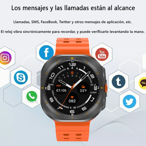 Reloj Inteligente Hombre 1.5 Bluetooth Call Smartwatch
