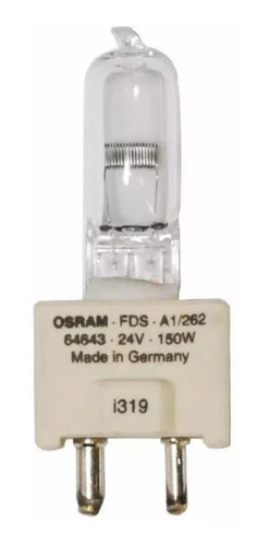 Lampara Osram Fds 64643 24v 150w Gy9,5 Odontologia Fibre Opt