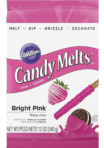 Wilton 1911 425 Bright Candy Melts Color Rosa