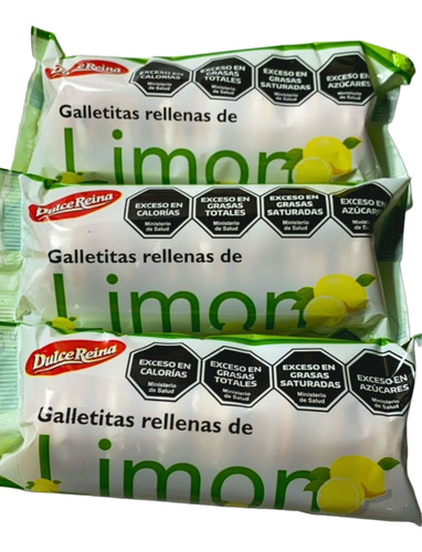 Galletitas Rellenas Mousse Limón Dulce Reina 90 Unid.